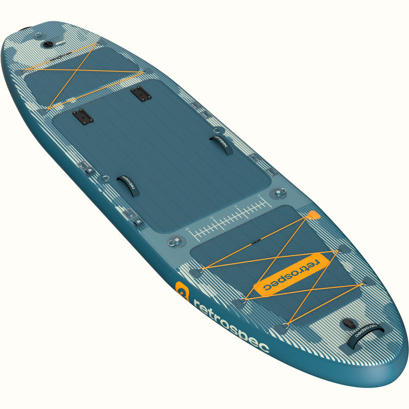 June Inflatable Fishing Paddle Board Kayak Hybrid 11’6”