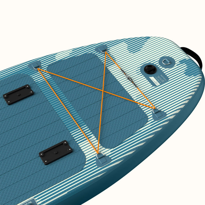 June Nano Kids Inflatable Fishing Paddle Board Kayak Hybrid 9'6"