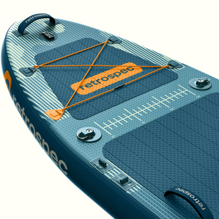 June Nano Kids Inflatable Fishing Paddle Board Kayak Hybrid 9'6"