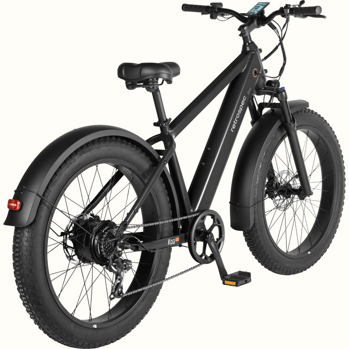 Koa Rev 2 26” Fat Tire Electric Bike | Matte Black