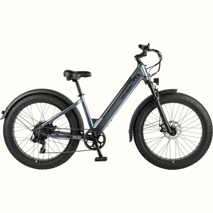 Koa Rev 2 26” Fat Tire Electric Bike - Step Through | Matte Graphite