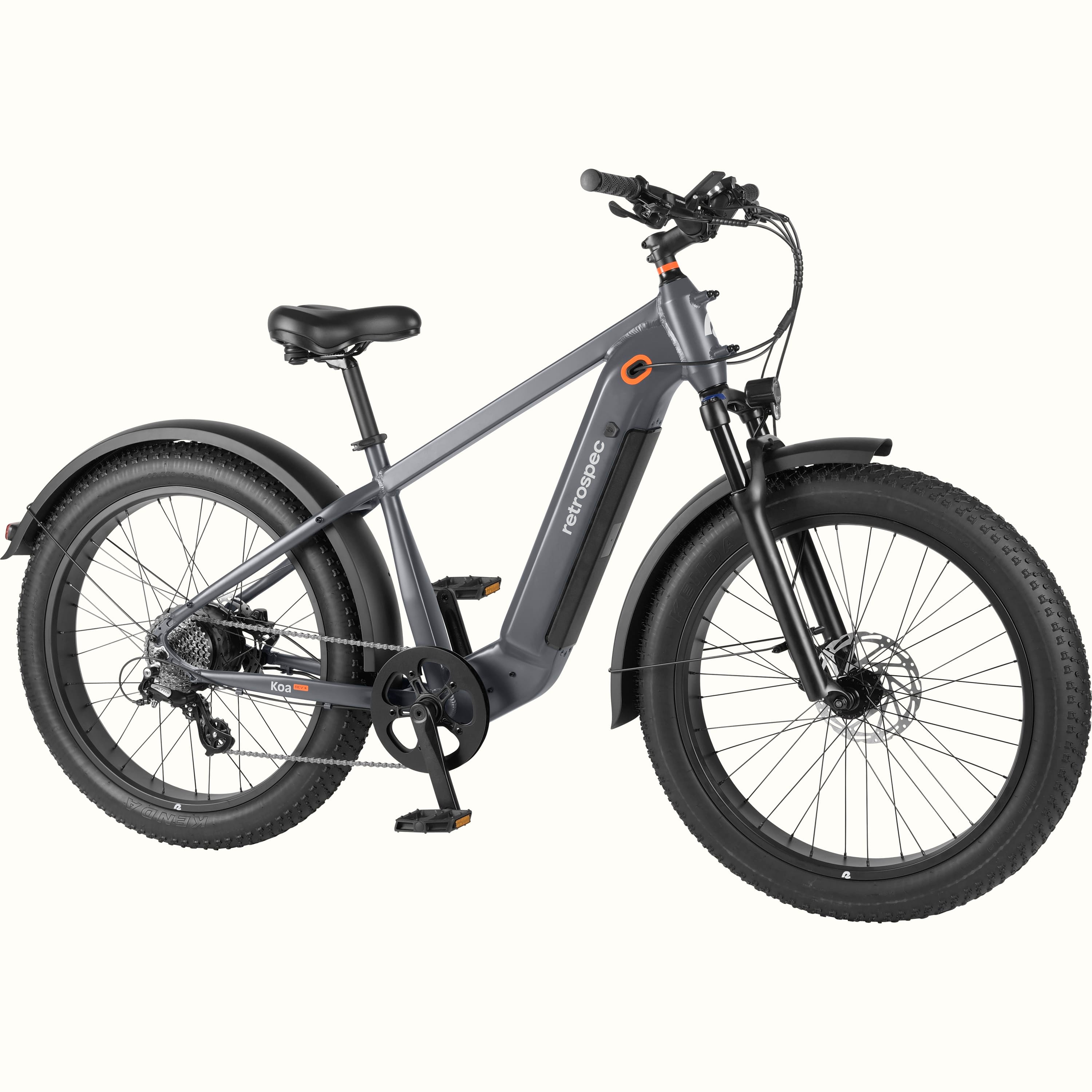 Koa Rev+ 2 26” Fat Tire Electric Bike | Matte Black