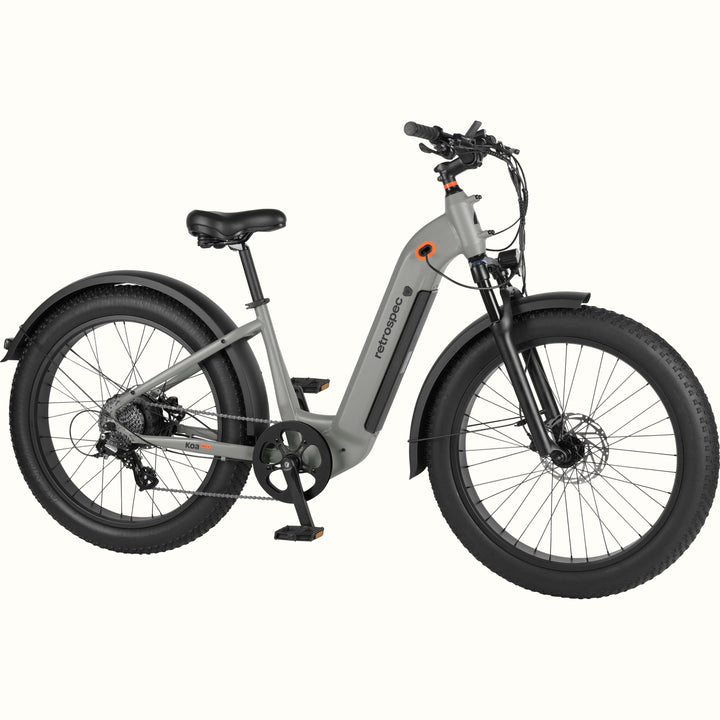 Koa Rev+ 26” Fat Tire Electric Bike - Step Through | Matte Shale