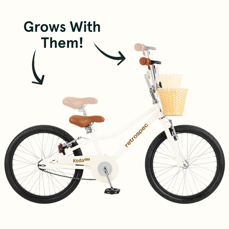 Koda Plus 20" Kids' Bike (6-8 yrs) | Eggshell