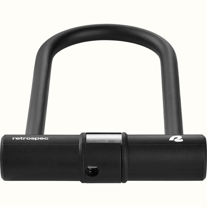 Lookout U-Lock Bike Lock With Cable - 14mm | Matte Black