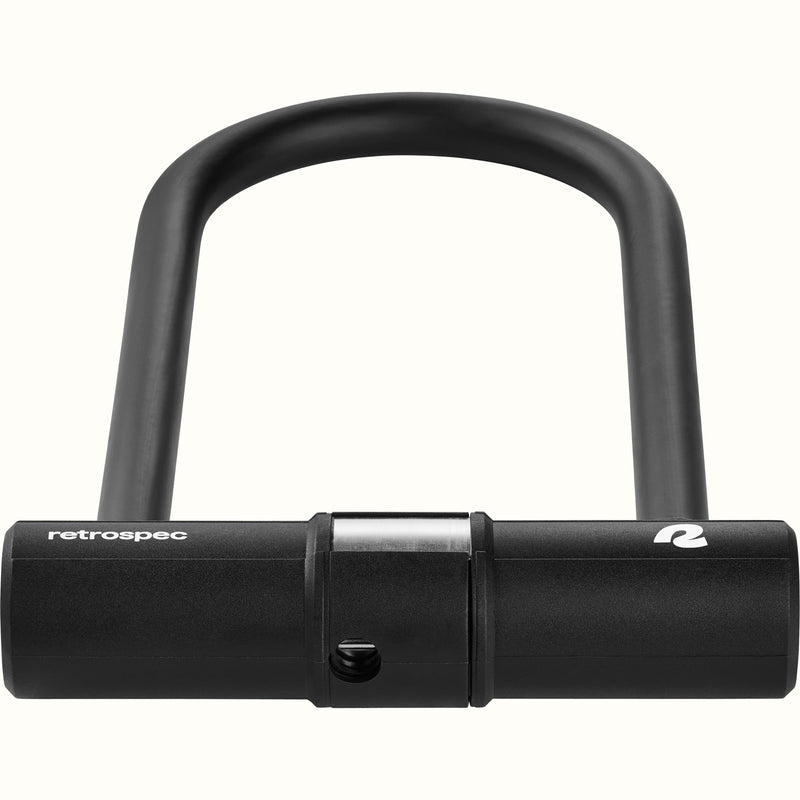 Lookout U-Lock Bike Lock With Cable - 14mm | Matte Black