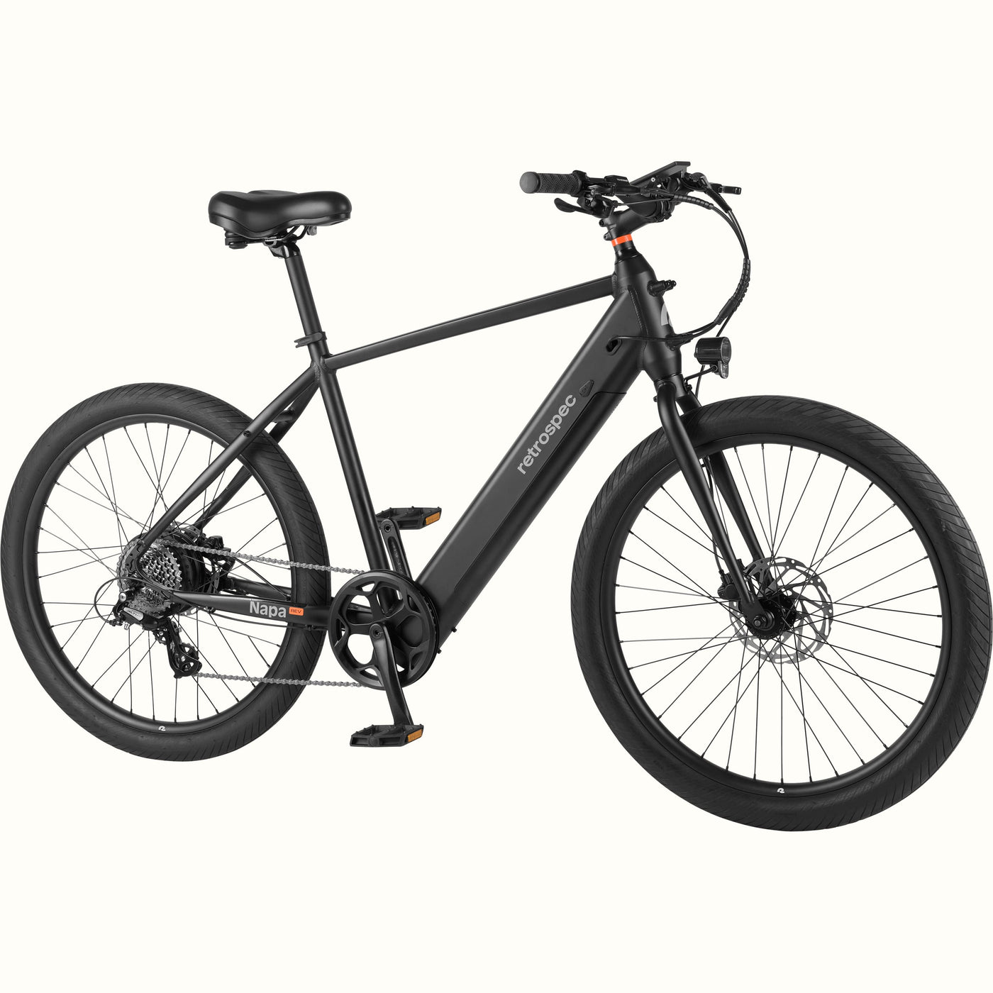 Napa Rev Hybrid/Fitness Electric Bike | Matte Black