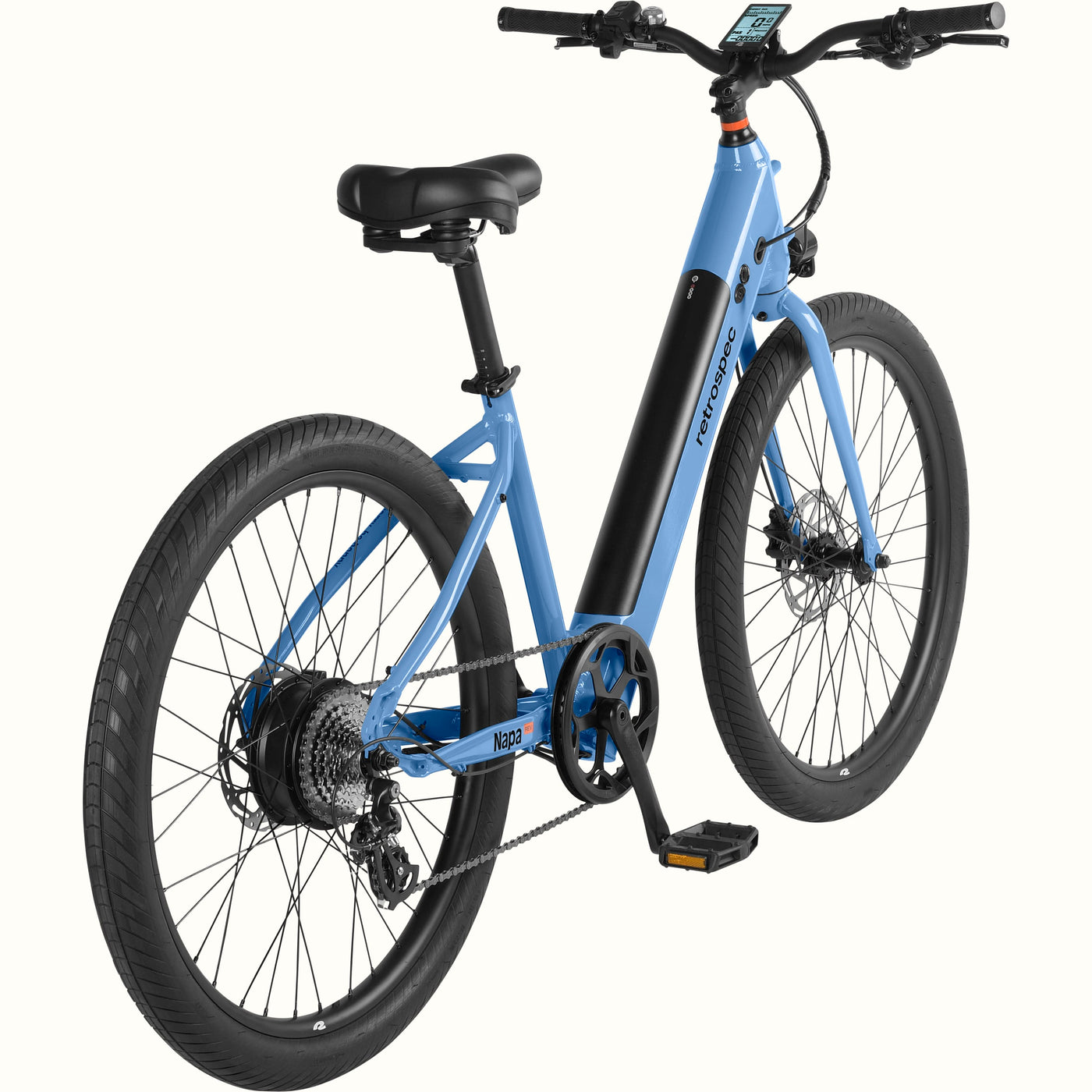 Napa Rev Hybrid/Fitness Electric Bike - Step Through | Bluebell