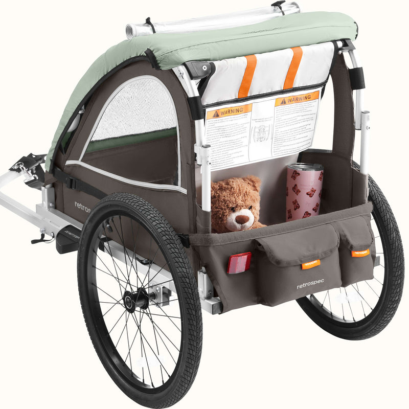 Rover Plus Kids Bike Trailer - Single/Double