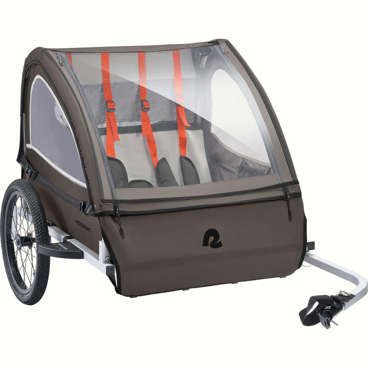 Rover Plus Kids' Bike Trailer - Single/Double | Basalt Double Child