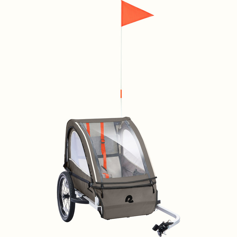 Rover Plus Kids' Bike Trailer - Single/Double | Basalt Single Child