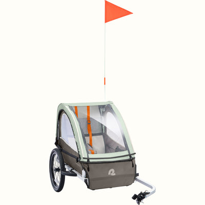 Rover Plus Kids' Bike Trailer - Single/Double | Mint Single Child