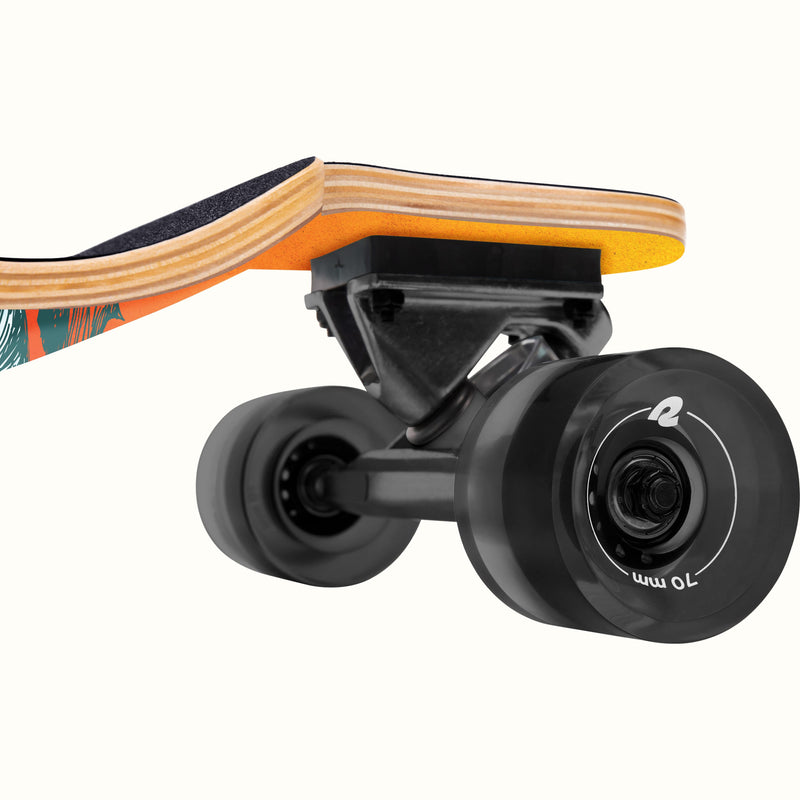 Skate Cruiser Longboard FunTomia Drop Down - 9 Couches érable - Flexibilité 3 Niveaux - Roulements Mach1 Speed Skate Longboard Skate Cruiser Longboard FunTomia Drop Down - 9 Couches érable - Flexibilité 3 Niveaux - Roulements Mach1 Speed Skate Longboard