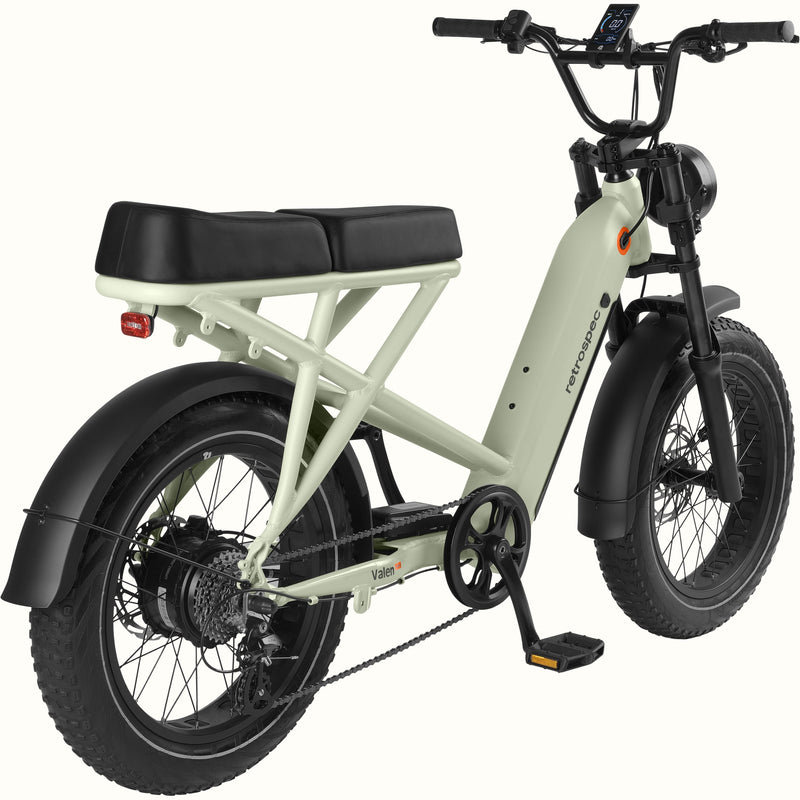 Valen Rev+ 20” Electric Fat Tire Bike - Step Through | Matte Arbor