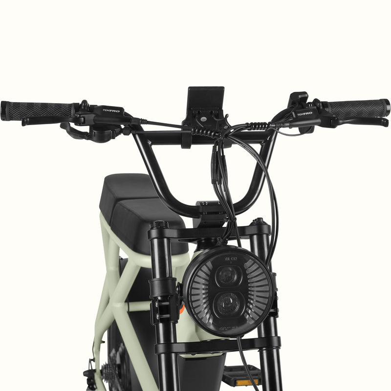 Valen Rev+ 20” Electric Fat Tire Bike - Step Through | Matte Arbor