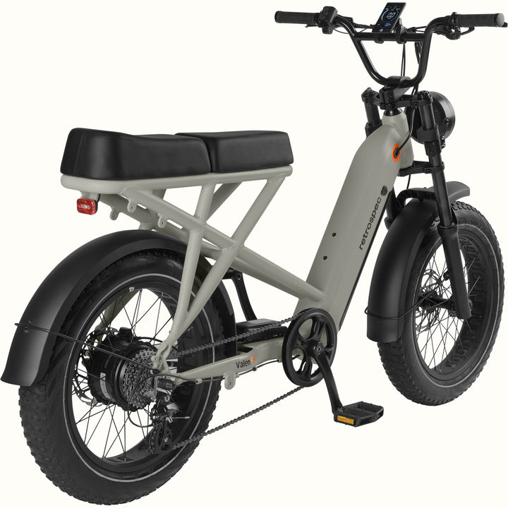 Valen Rev+ 20” Electric Fat Tire Bike - Step Through | Matte Shale