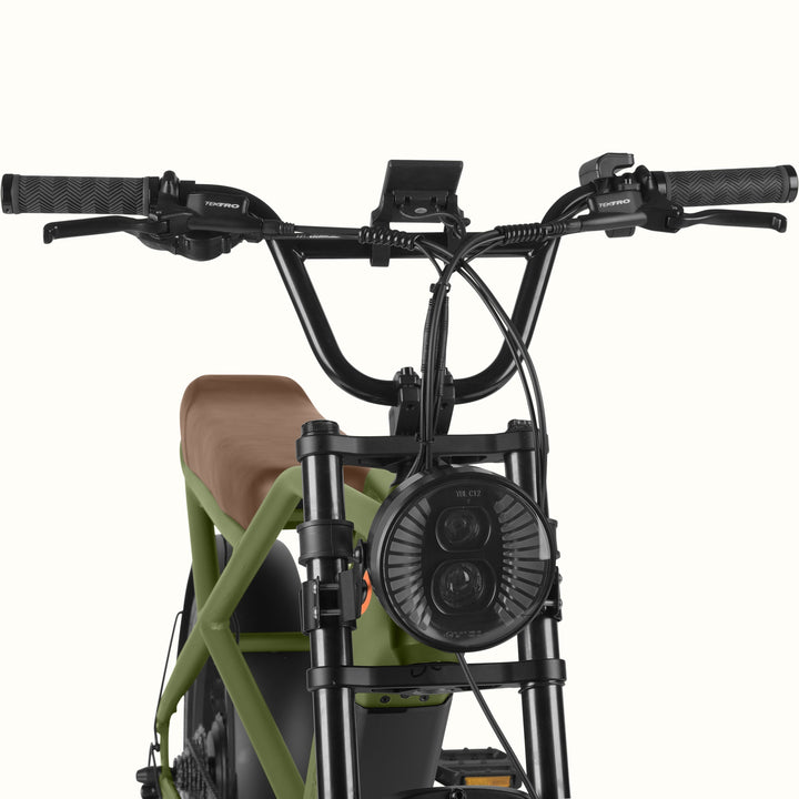 Valen Rev+ 20” Electric Fat Tire Bike | Matte Olive Drab