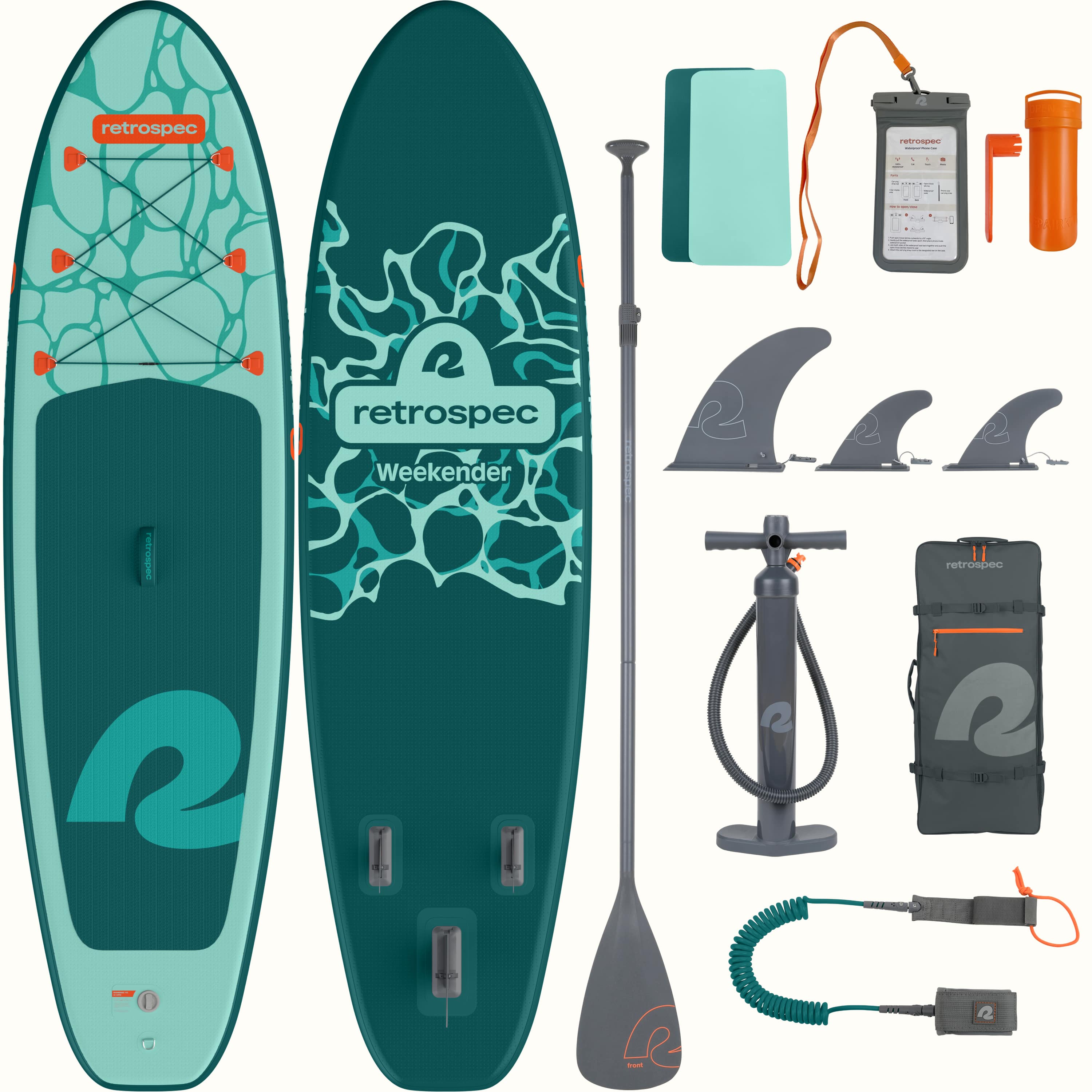 Weekender Inflatable Stand Up Paddle Board 10'6” | retrospec