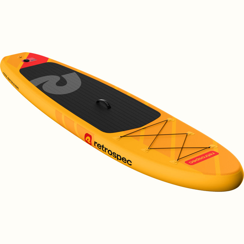 Weekender inflatable stand up paddle board set in sunglow on a white background.
