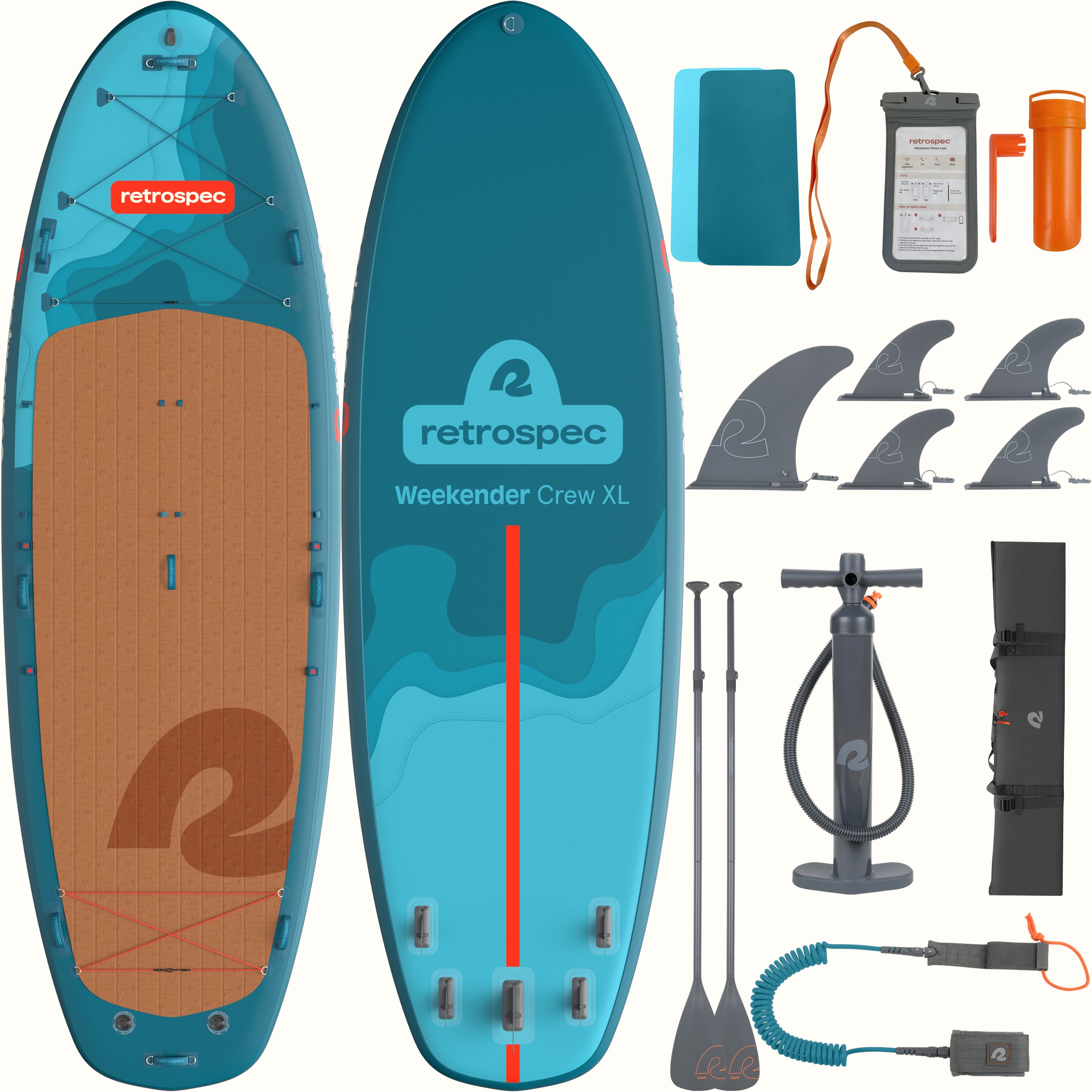 Weekender Crew Multi-Person Inflatable Stand Up Paddle Board 15