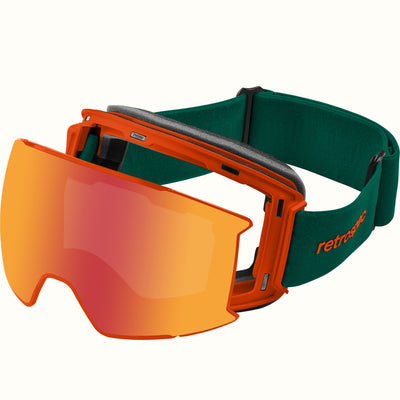 Zenith Ski & Snowboard Goggles | Matte Sycamore and Jasper