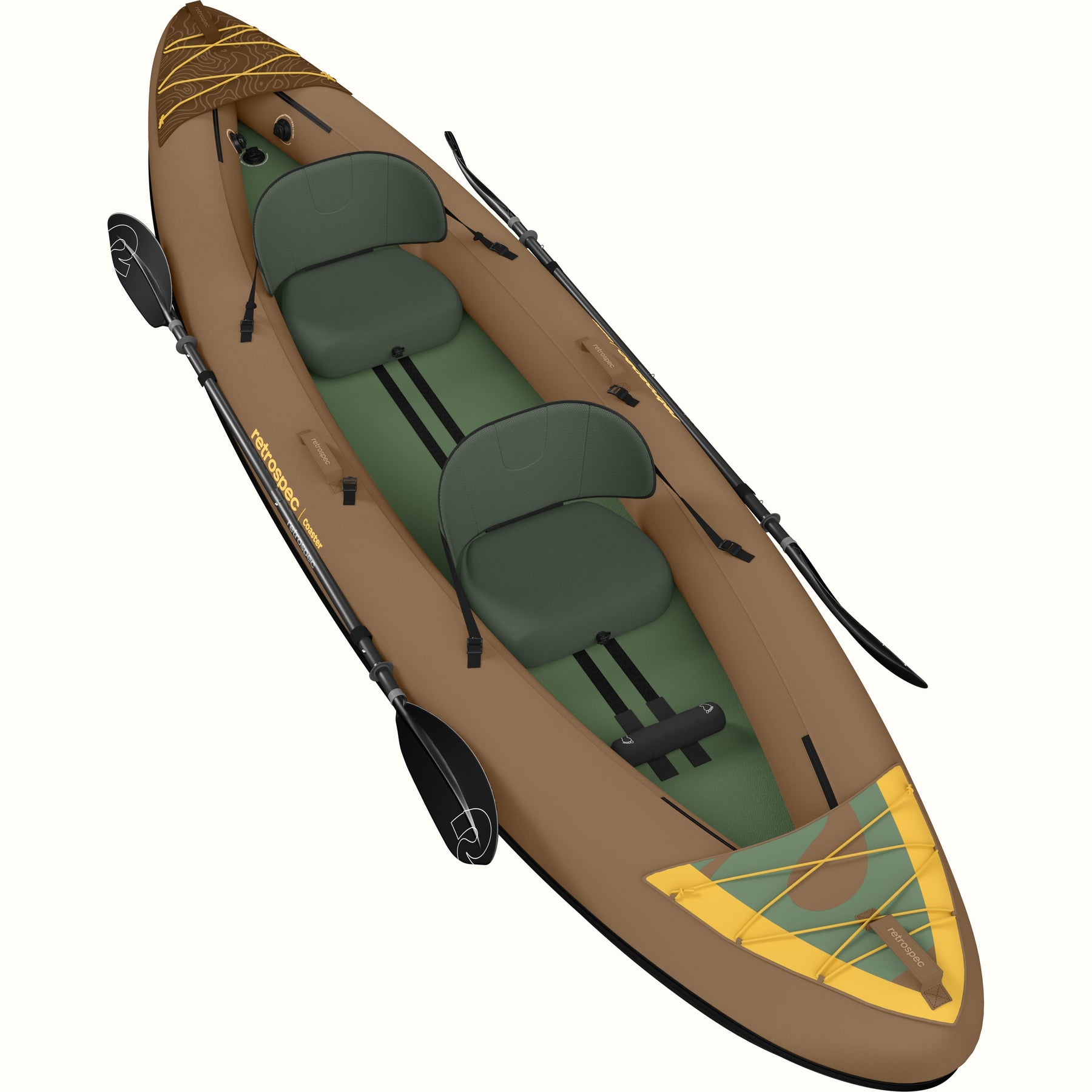 Coaster Inflatable Kayak - Tandem | Retrospec
