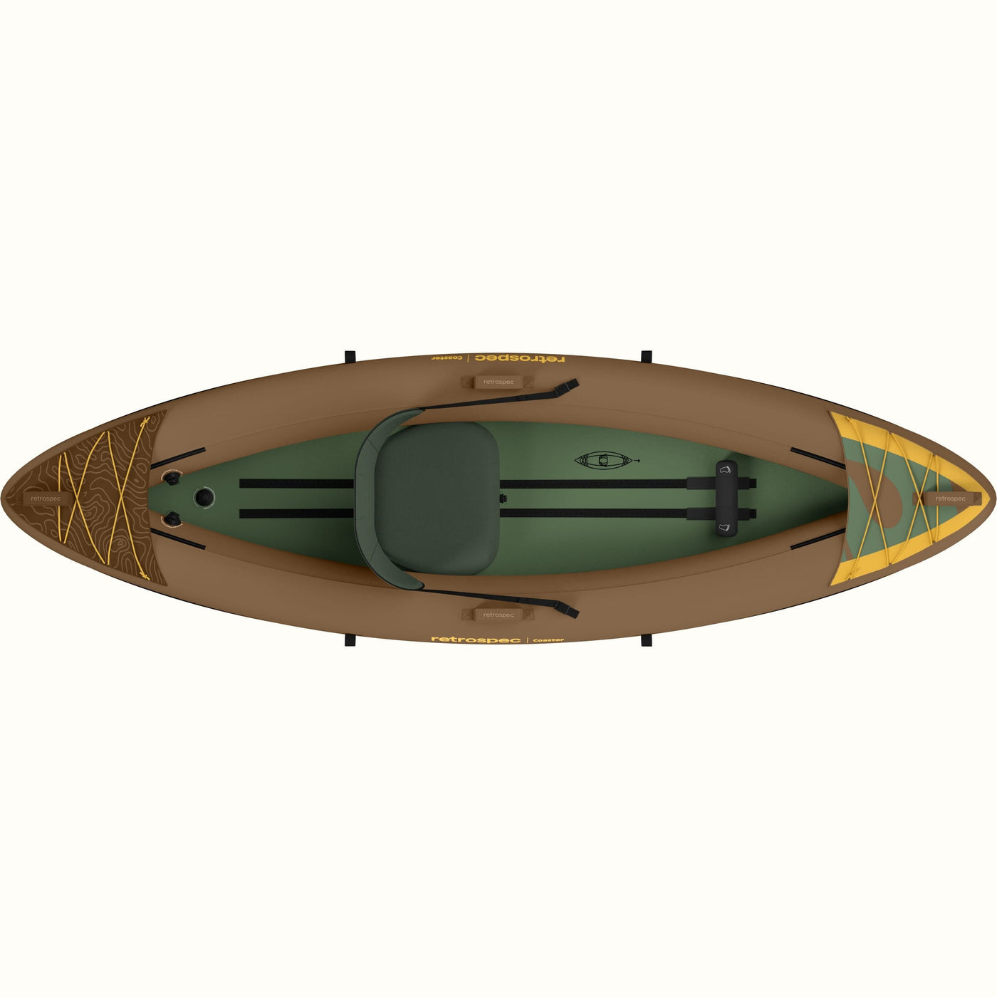 Coaster Inflatable Kayak - Single/Tandem | Retrospec