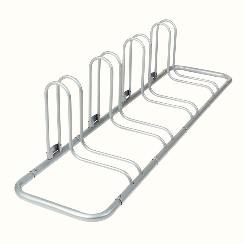 Stash Garage Bike Rack | 4-Bike Silver