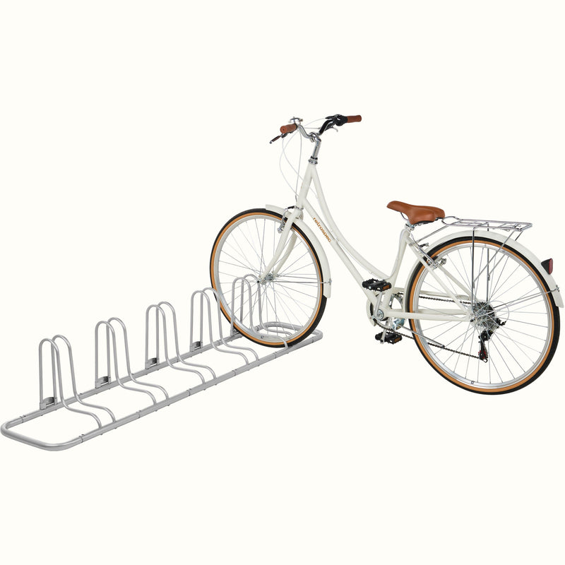 Stash Garage Bike Rack | 5-Bike Silver