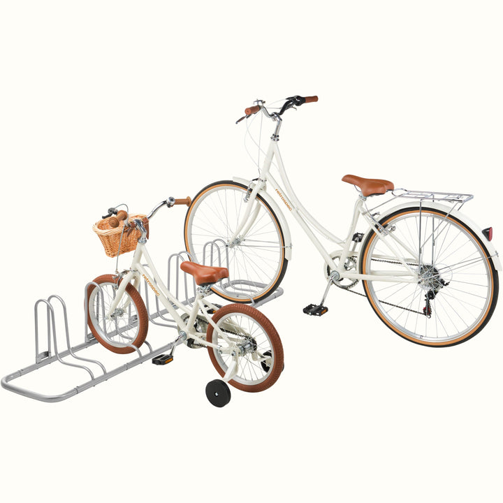 Stash Garage Bike Rack | 5-Bike Silver