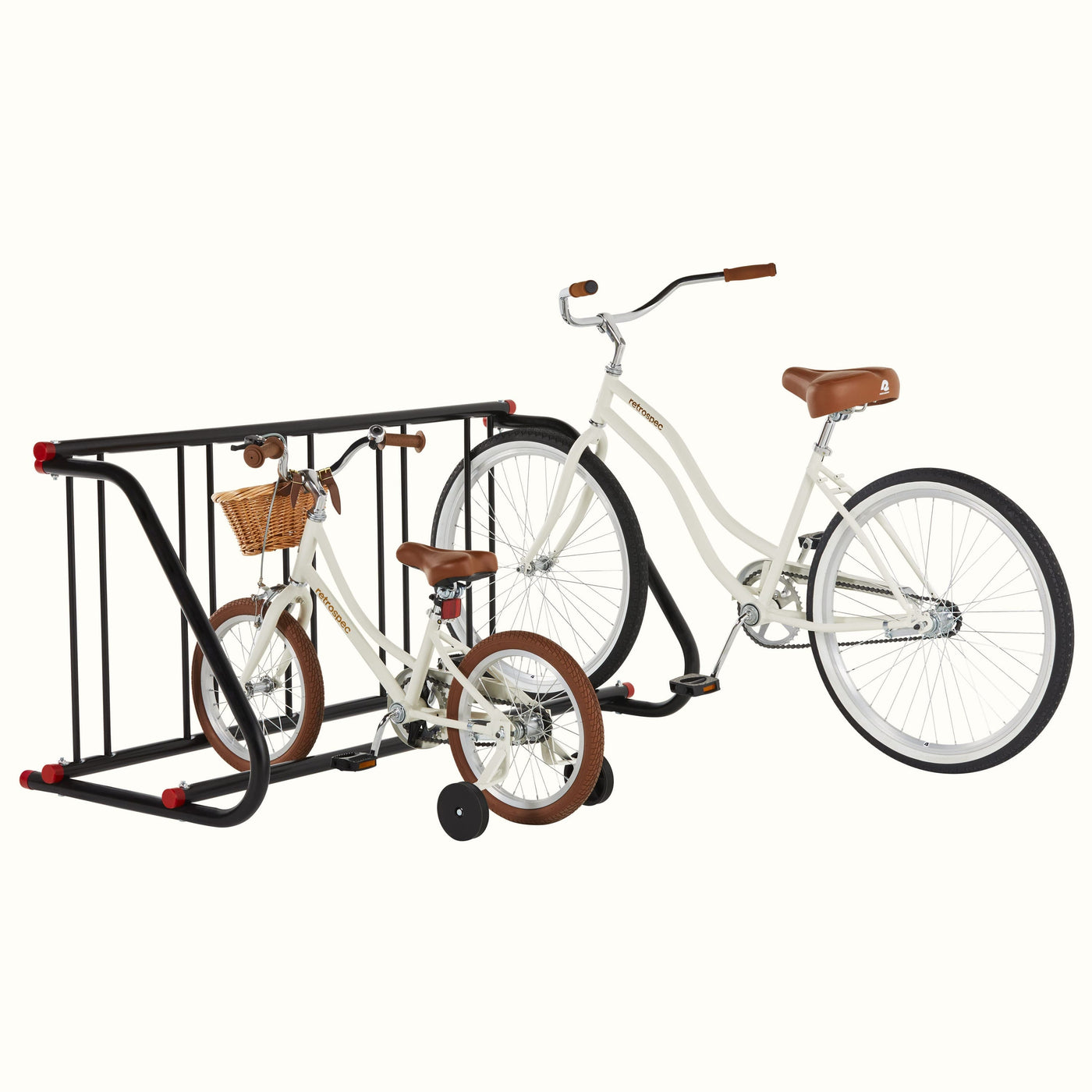 Commercial Bike Rack - Single & Double Sided, 5-20 Bikes | Black 5-Bike Single-Sided