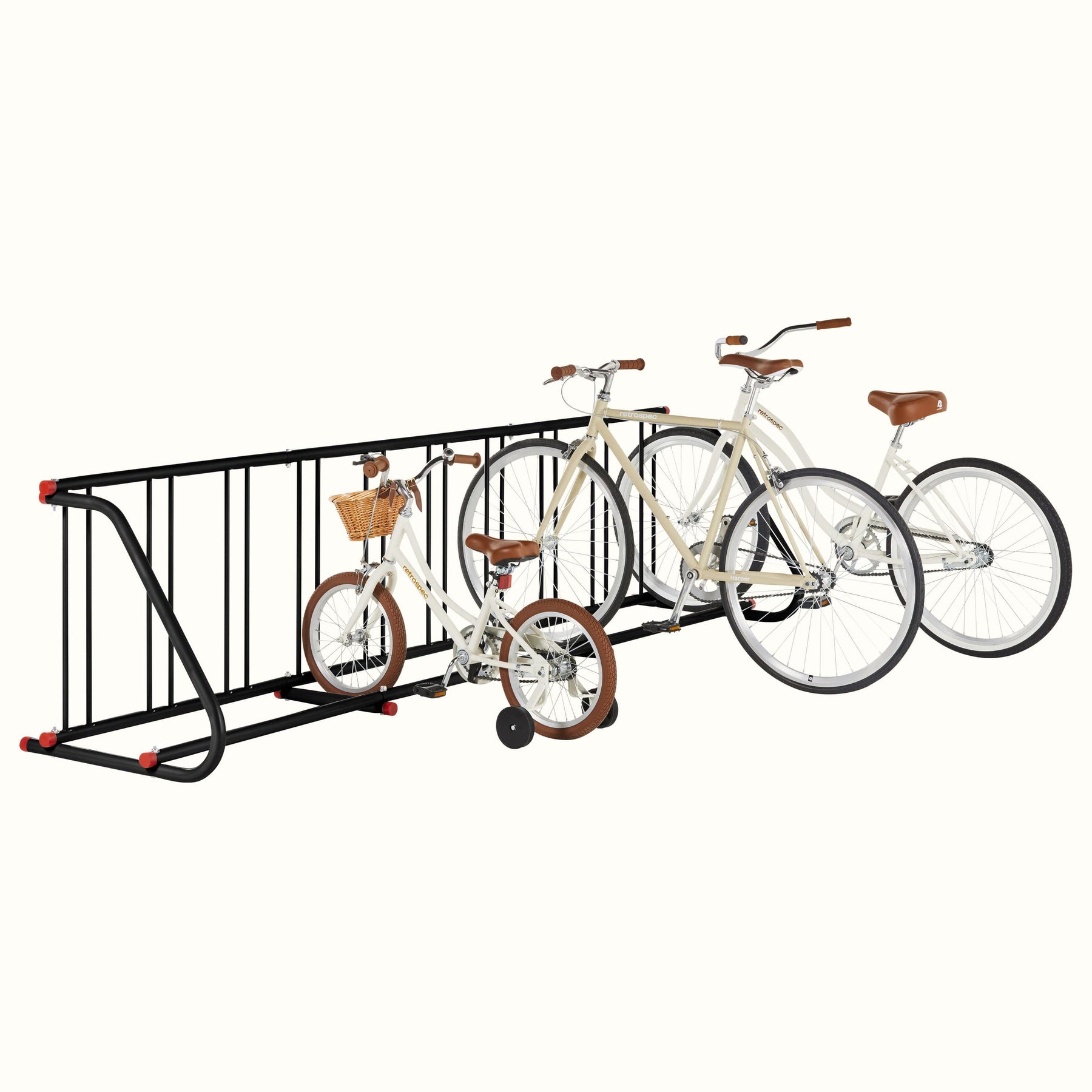 Retrospec Bike Rack Stash Commercial Bike Rack - 1 & 2 Sided, 5-20 Bikes | retrospec