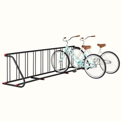 Commercial Bike Rack - Single & Double Sided, 5-20 Bikes | Black 10-Bike Single-Sided