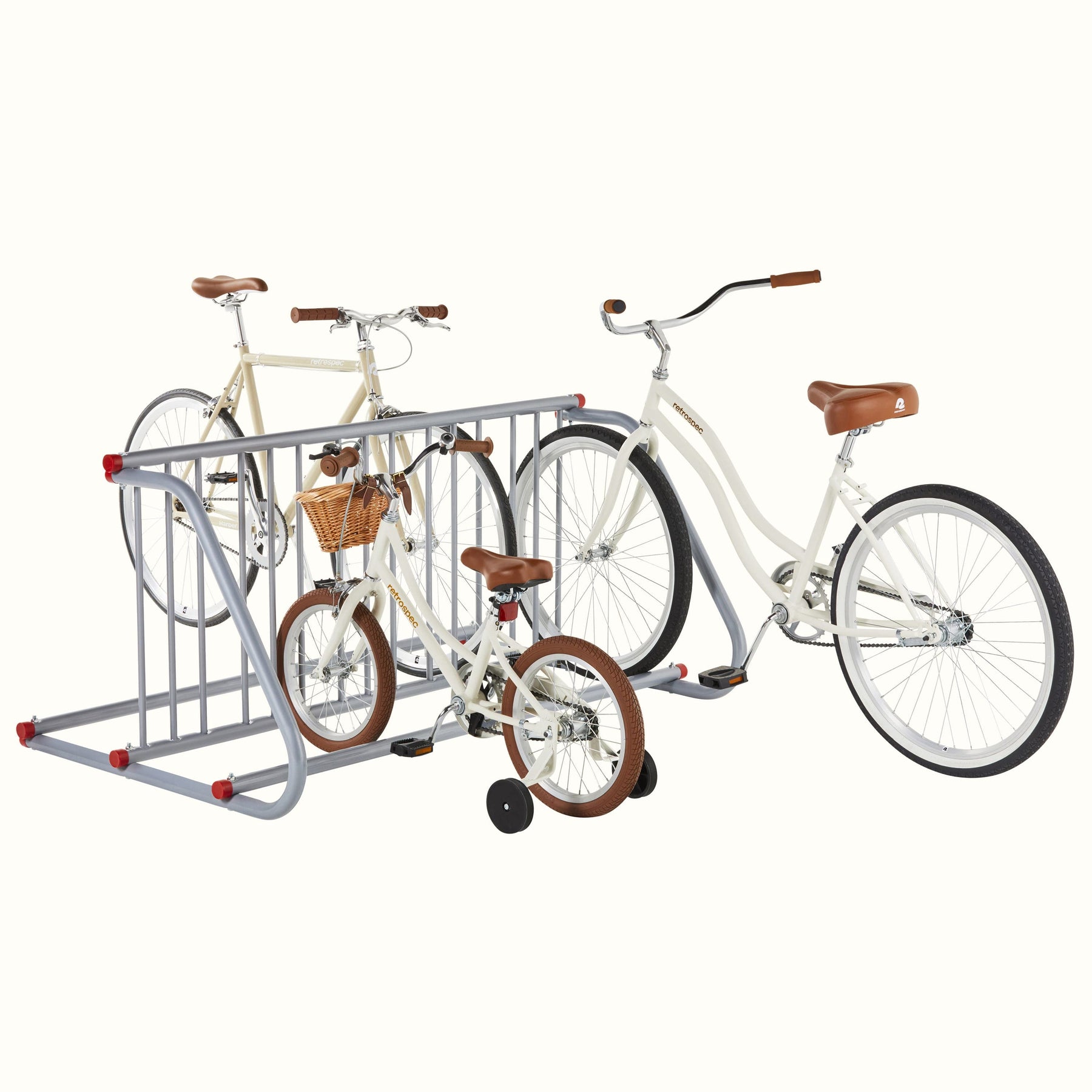 Stash Commercial Bike Rack - 1 & 2 Sided, 5-20 Bikes | retrospec