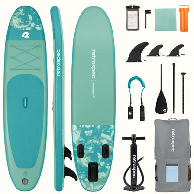 Weekender Plus Inflatable Paddle Board 10' | Seafoam TieDye