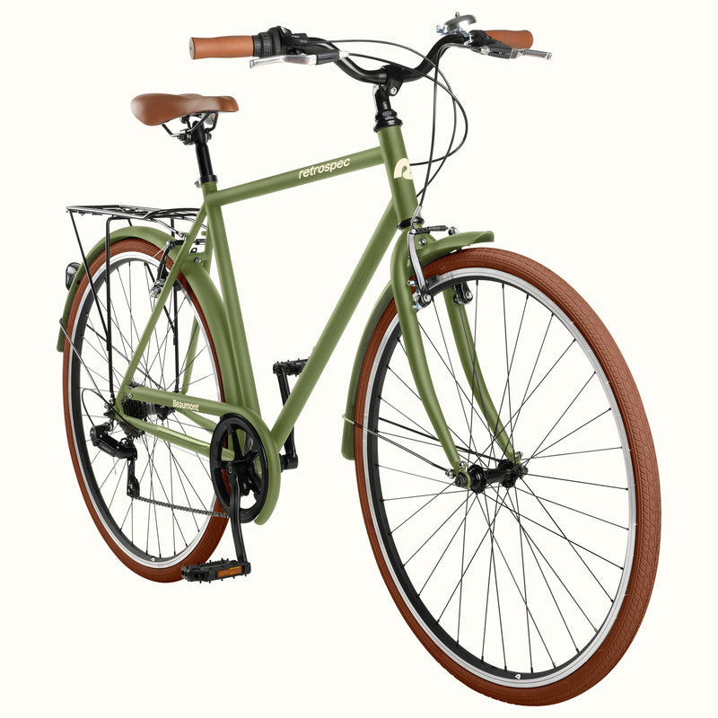 Beaumont City Bike 7s | Matte Olive Drab