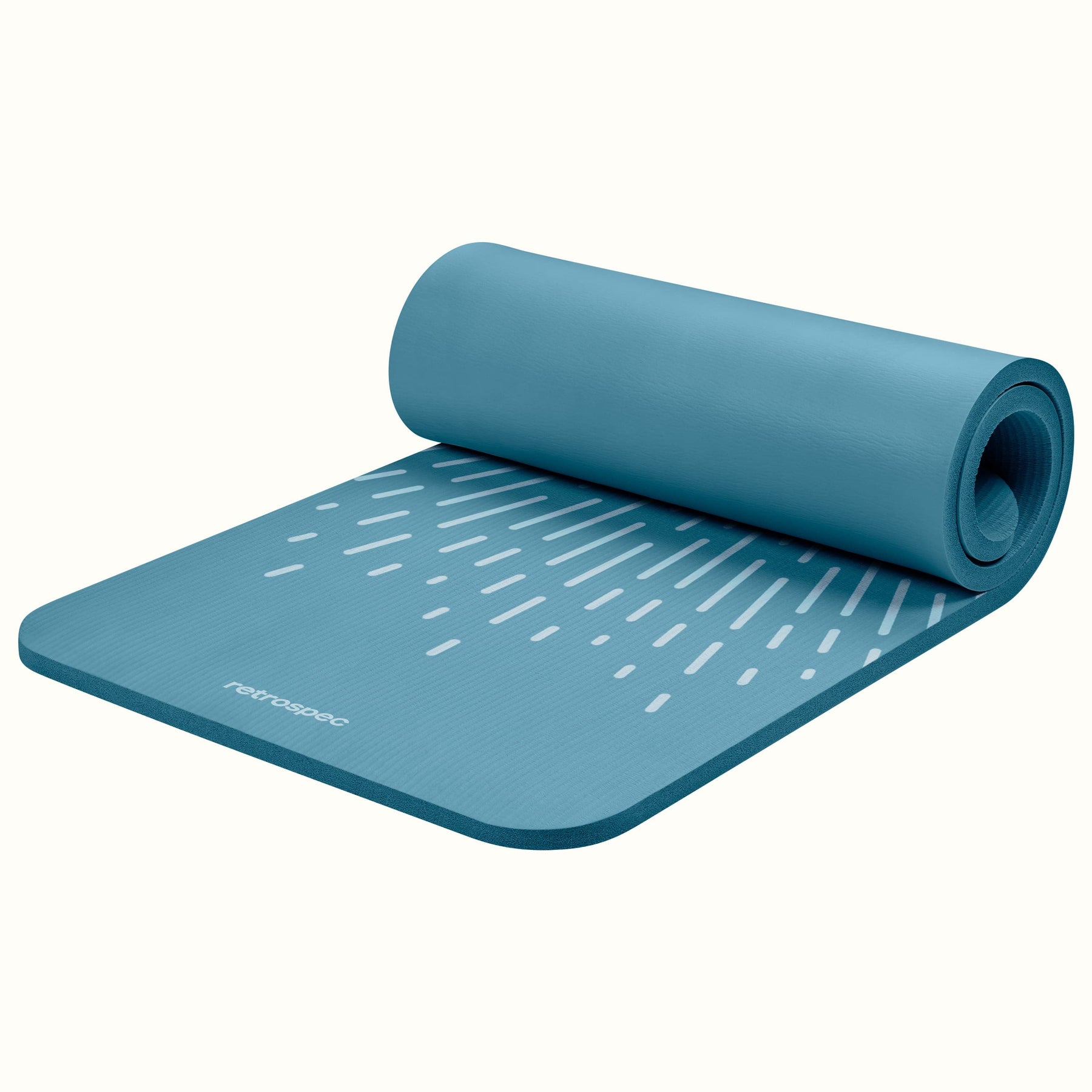 Retrospec Solana Tapis De Yoga Et Fitness Extra Épais 2,5 Cm - Antidérapant, Confort Maximal Pour Articulations - Avec Sangle De Transport