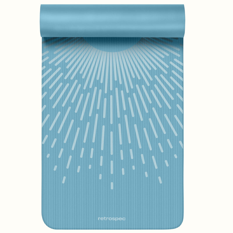 Solana Yoga Mat | Blue Mist One Inch