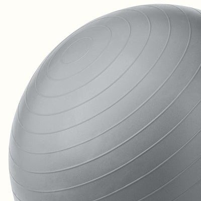 Luna Exercise Ball | Fossil Gray Ball and Base 55cm