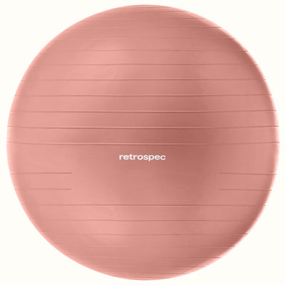 Luna Exercise Ball | Rose Ball and Base 75cm