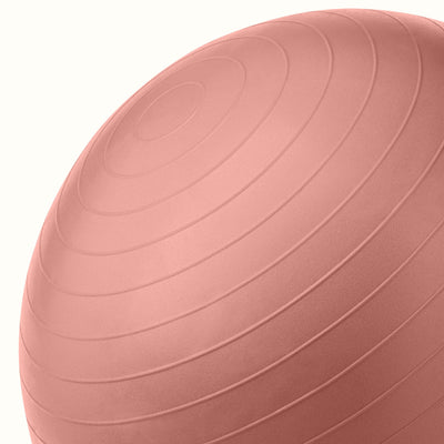 Luna Exercise Ball | Rose Ball and Base 75cm