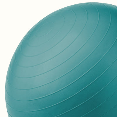 Luna Exercise Ball | Turquoise Ball and Base 55cm