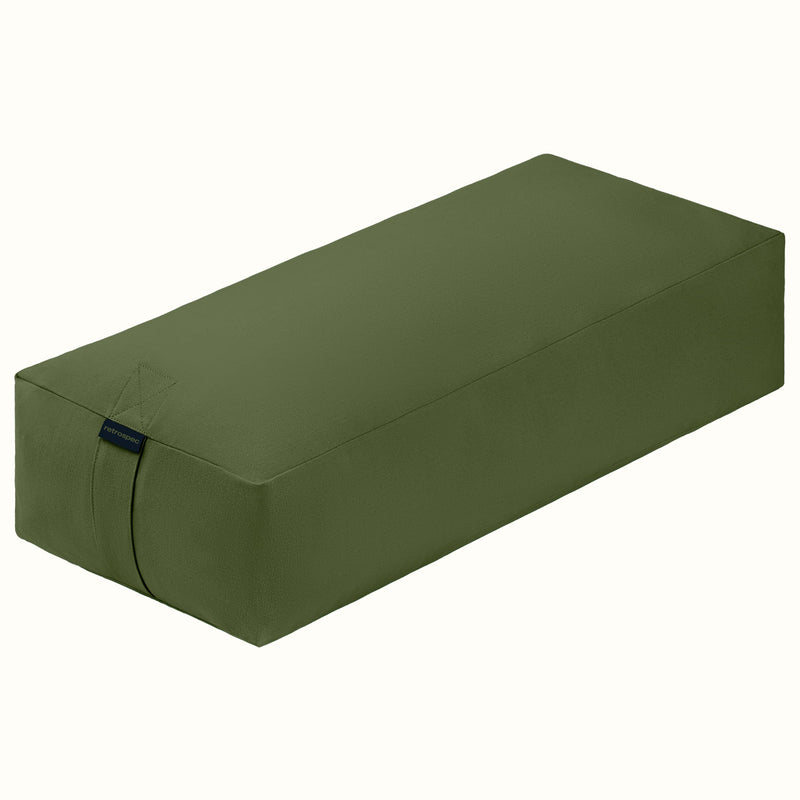 Sequoia Yoga Bolster | Basil Rectangular