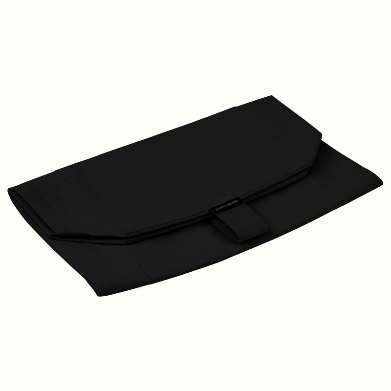 Sequoia Yoga Bolster | Black Rectangular