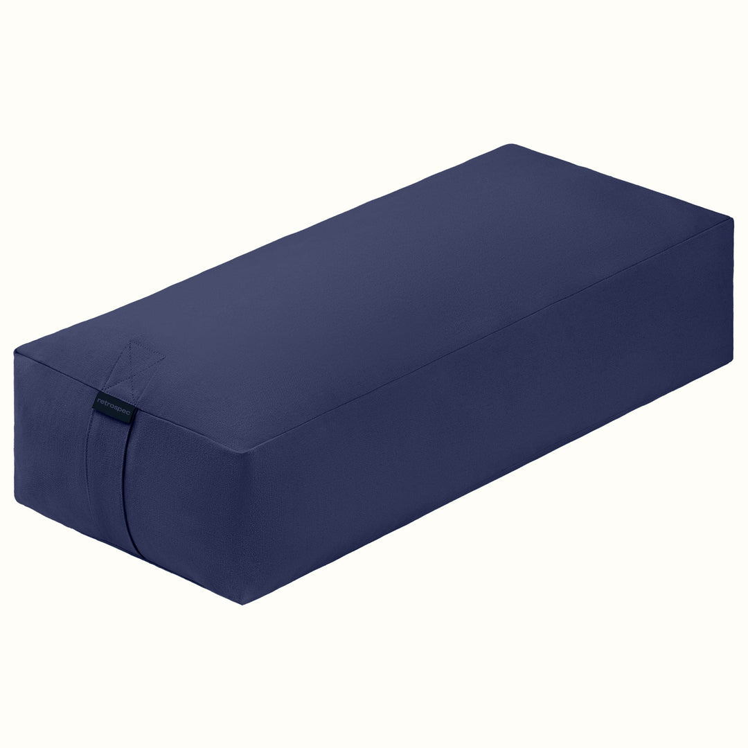 Sequoia Yoga Bolster | Midnight Rectangular