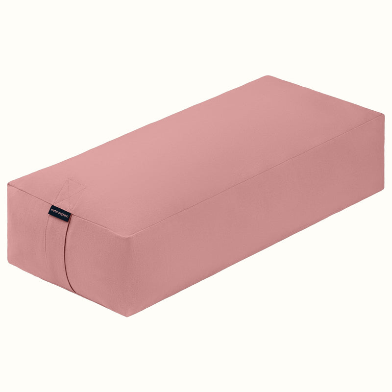 Sequoia Yoga Bolster | Blush Rectangular