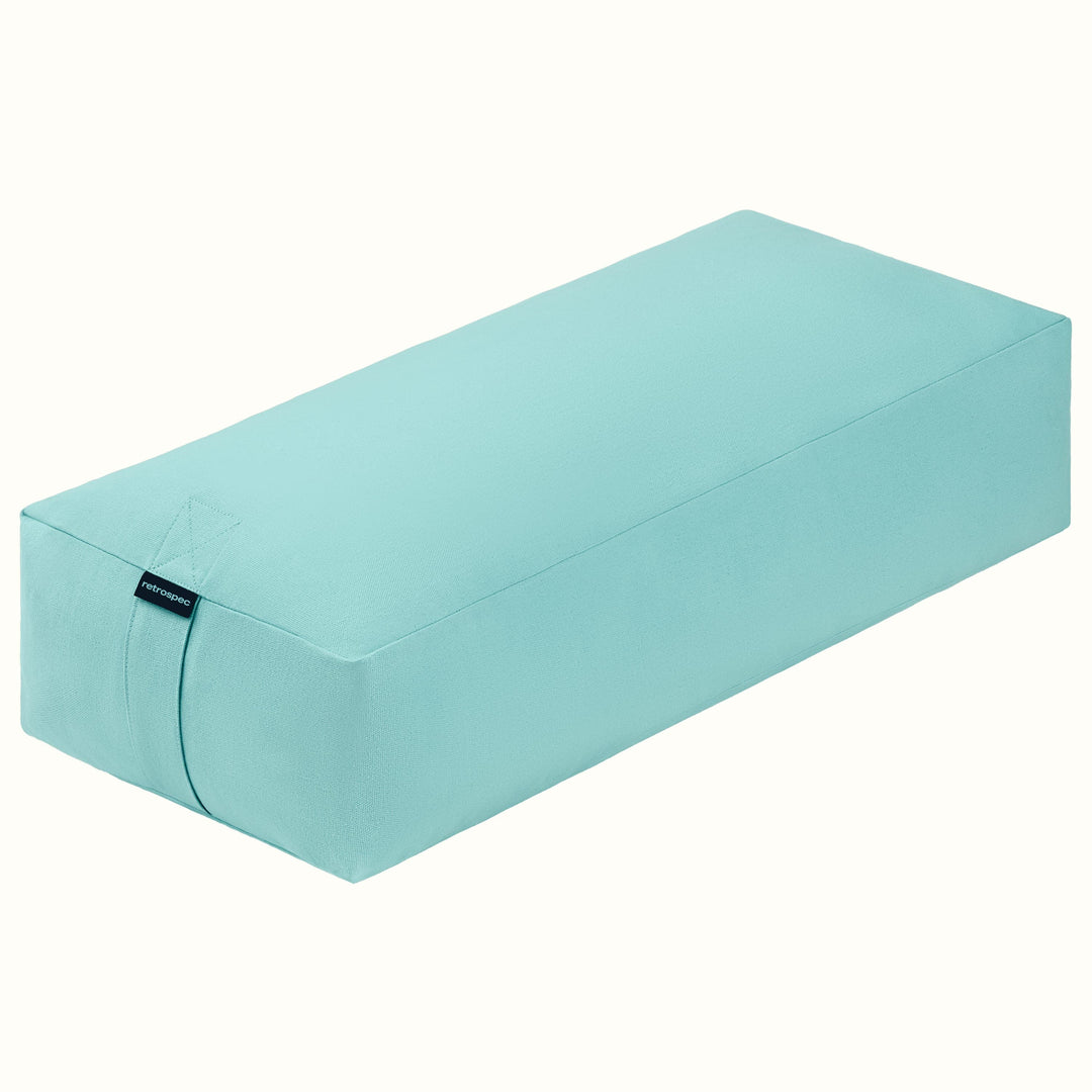 Sequoia Yoga Bolster | Sea Glass Rectangular 