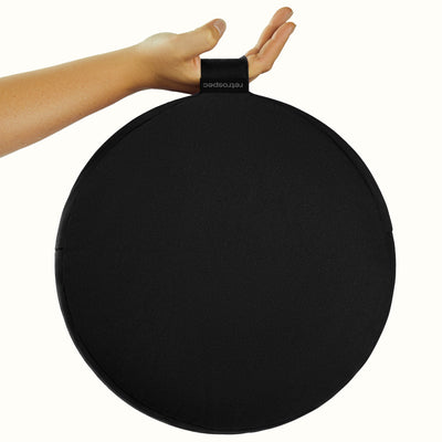 Sedona Meditation Cushion | Black Round 