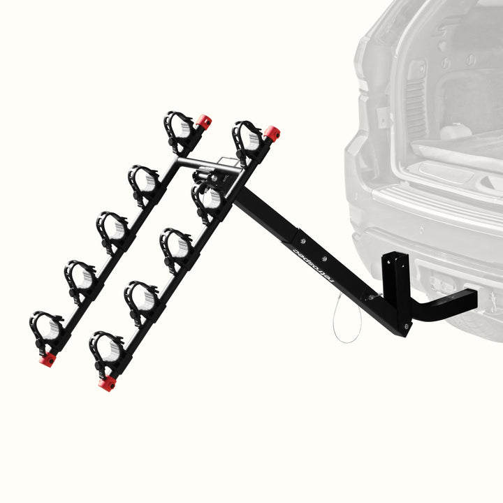 Lenox Car Rack - 2-5 Bike Hitch Mount | 5-Bike