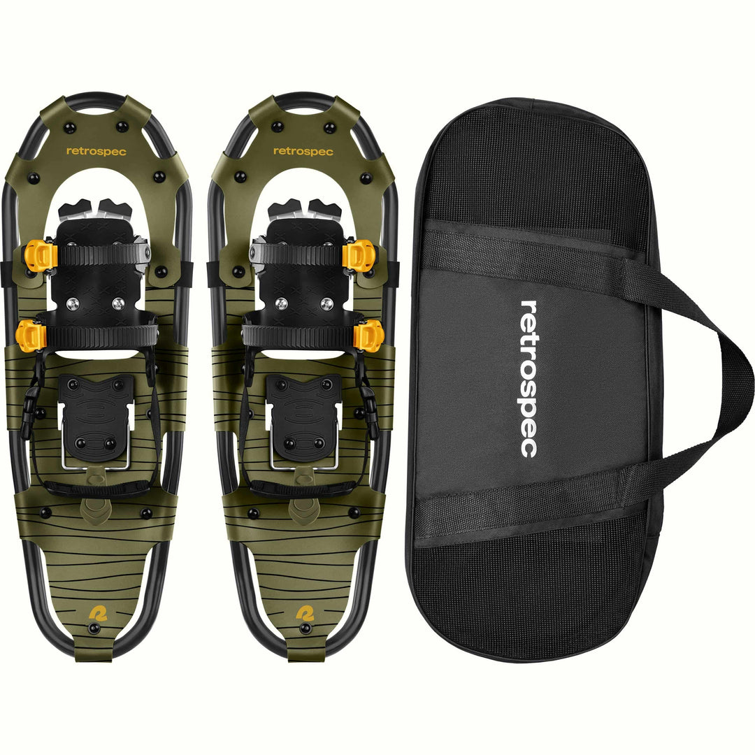 Drifter Lightweight Snowshoes | Olive 21 in (80-120lbs)